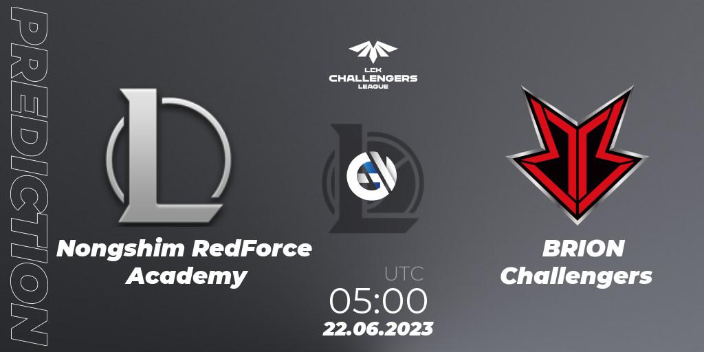 Nongshim RedForce Academy - BRION Challengers: ennuste. 22.06.23, LoL, LCK Challengers League 2023 Summer - Group Stage