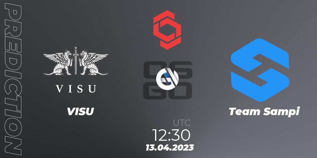 VISU - Team Sampi: ennuste. 13.04.2023 at 12:45, Counter-Strike (CS2), CCT Central Europe Series #6: Closed Qualifier