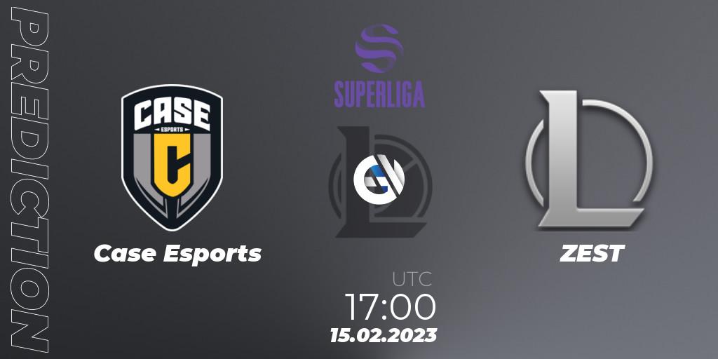 Case Esports - ZEST: ennuste. 15.02.2023 at 17:00, LoL, LVP Superliga 2nd Division Spring 2023 - Group Stage