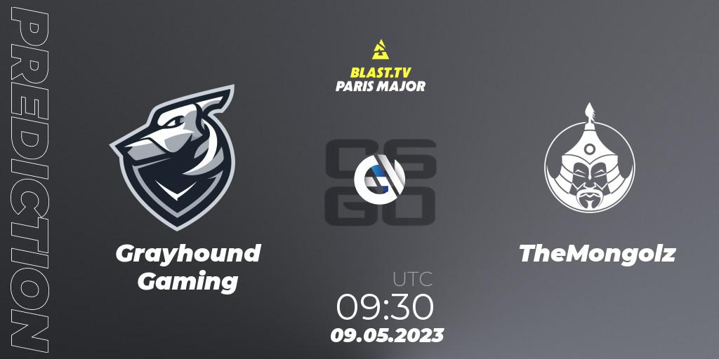 Grayhound Gaming - TheMongolz: ennuste. 09.05.2023 at 09:30, Counter-Strike (CS2), BLAST Paris Major 2023 Challengers Stage