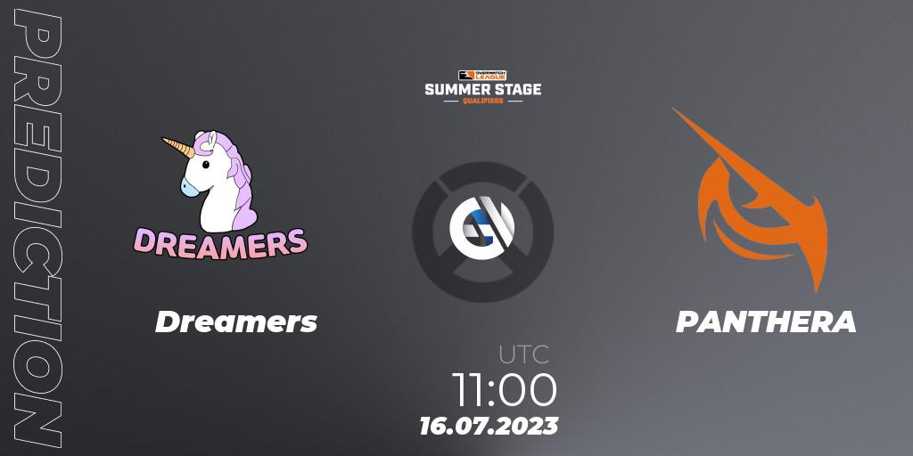 Dreamers - PANTHERA: ennuste. 16.07.2023 at 11:00, Overwatch, Overwatch League 2023 - Summer Stage Qualifiers