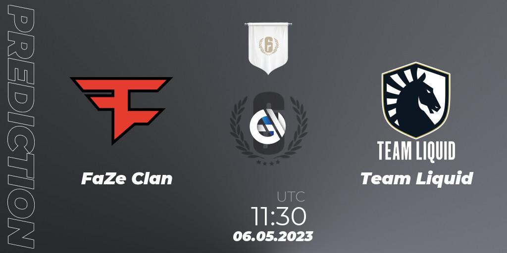 FaZe Clan - Team Liquid: ennuste. 06.05.2023 at 11:30, Rainbow Six, BLAST R6 Major Copenhagen 2023 Playoffs