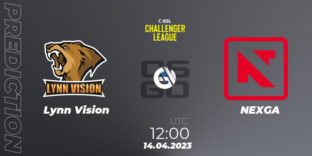 Lynn Vision - NEXGA: ennuste. 14.04.23, CS2 (CS:GO), ESL Challenger League Season 45: Asia-Pacific