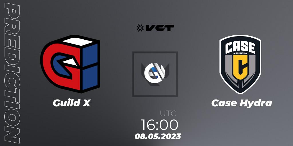 Guild X - Case Hydra: ennuste. 08.05.2023 at 16:00, VALORANT, VCT Game Changers EMEA 2023 Group B