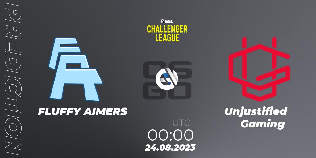 FLUFFY AIMERS - Unjustified Gaming: ennuste. 24.08.2023 at 00:00, Counter-Strike (CS2), ESL Challenger League Season 46: North America