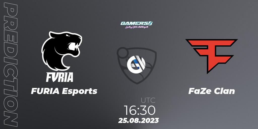 FURIA Esports - FaZe Clan: ennuste. 25.08.2023 at 16:30, Rocket League, Gamers8 2023