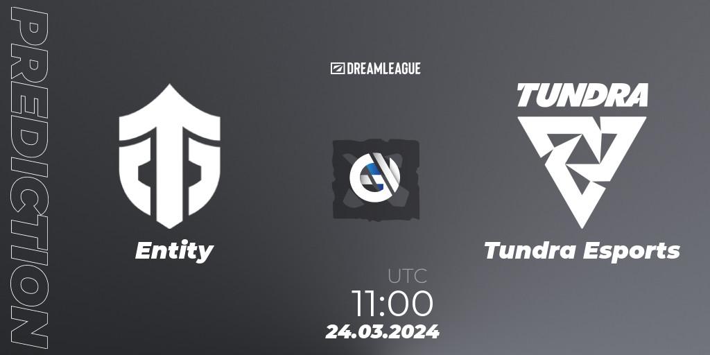 Entity - Tundra Esports: ennuste. 24.03.24, Dota 2, DreamLeague Season 23: Western Europe Closed Qualifier