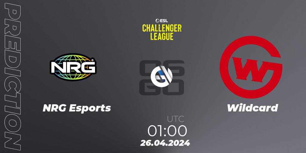 NRG Esports - Wildcard: ennuste. 26.04.24, CS2 (CS:GO), ESL Challenger League Season 47: North America