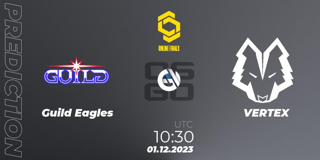 Guild Eagles - VERTEX: ennuste. 01.12.23, CS2 (CS:GO), CCT Online Finals #5