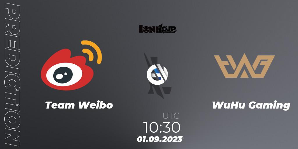 Team Weibo - WuHu Gaming: ennuste. 01.09.2023 at 10:30, Wild Rift, Ionia Cup 2023 - WRL CN Qualifiers