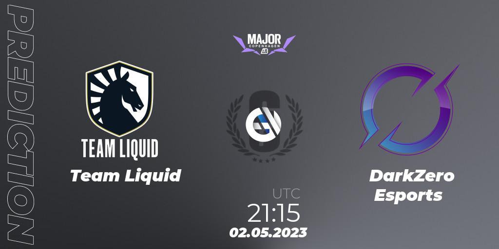 Team Liquid - DarkZero Esports: ennuste. 02.05.2023 at 19:50, Rainbow Six, BLAST R6 Major Copenhagen 2023