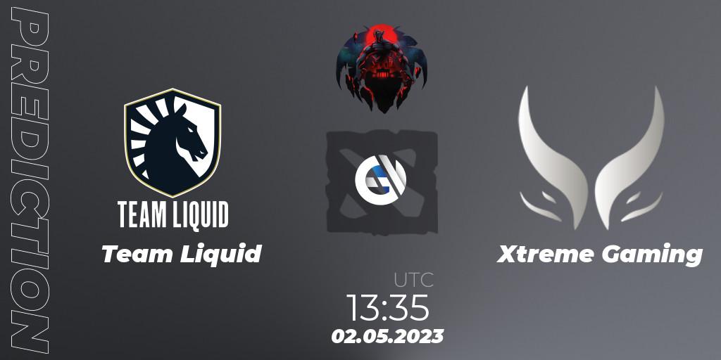 Team Liquid - Xtreme Gaming: ennuste. 02.05.2023 at 13:35, Dota 2, The Berlin Major 2023 ESL