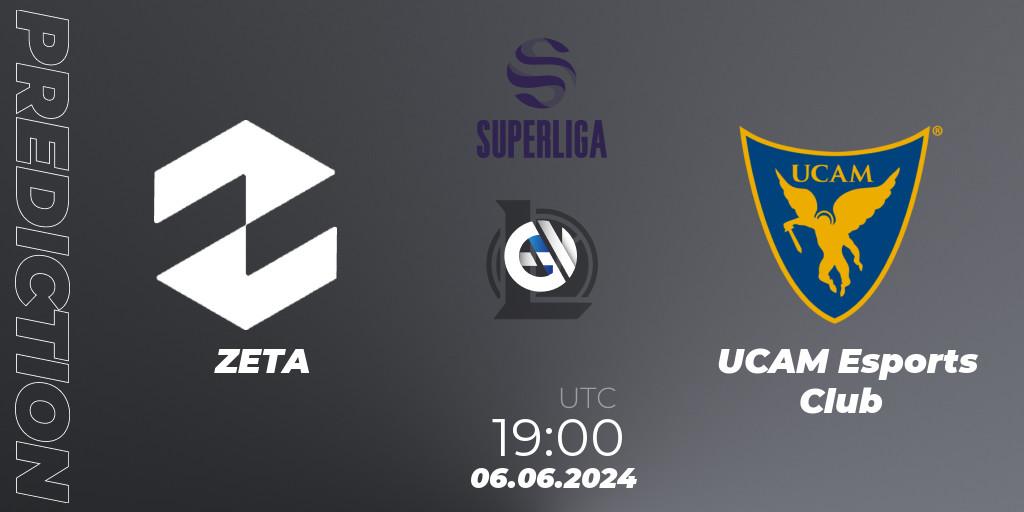 ZETA - UCAM Esports Club: ennuste. 06.06.2024 at 19:00, LoL, LVP Superliga Summer 2024