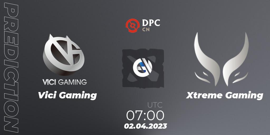Vici Gaming - Xtreme Gaming: ennuste. 02.04.23, Dota 2, DPC 2023 Tour 2: China Division I (Upper)