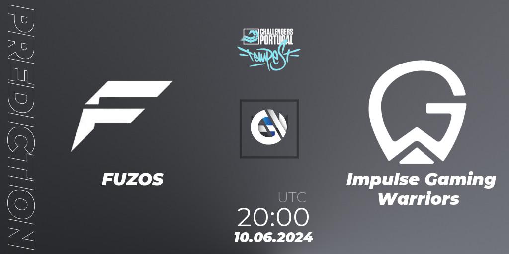 FUZOS - Impulse Gaming Warriors: ennuste. 10.06.2024 at 19:00, VALORANT, VALORANT Challengers 2024 Portugal: Tempest Split 2