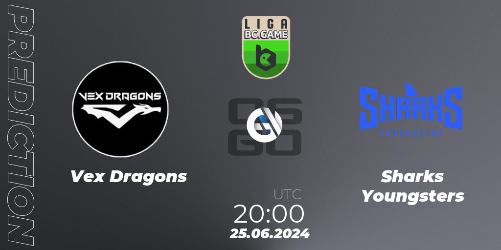 Vex Dragons - Sharks Youngsters: ennuste. 25.06.2024 at 20:00, Counter-Strike (CS2), Dust2 Brasil Liga Season 3: Division 2