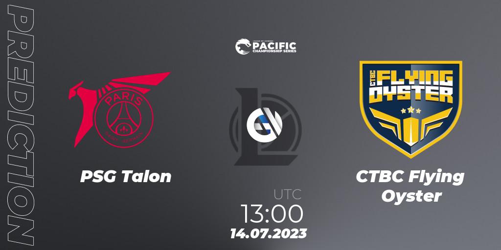 PSG Talon - CTBC Flying Oyster: ennuste. 14.07.2023 at 13:00, LoL, PACIFIC Championship series Group Stage