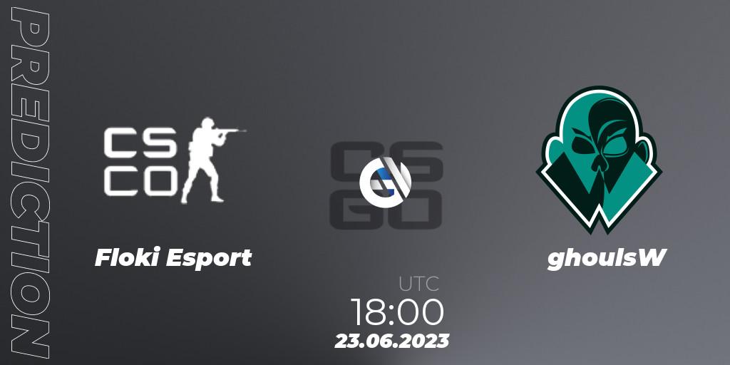 Floki Esport - FPSBUG: ennuste. 23.06.2023 at 18:00, Counter-Strike (CS2), Preasy Summer Cup 2023
