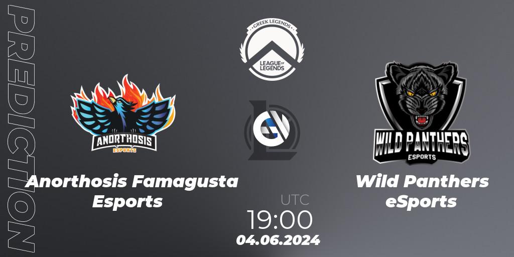 Anorthosis Famagusta Esports - Wild Panthers eSports: ennuste. 04.06.2024 at 19:00, LoL, GLL Summer 2024