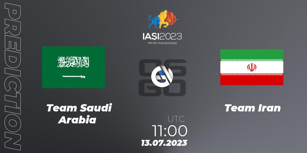 Team Saudi Arabia - Team Iran: ennuste. 13.07.2023 at 11:00, Counter-Strike (CS2), IESF Asian Championship 2023