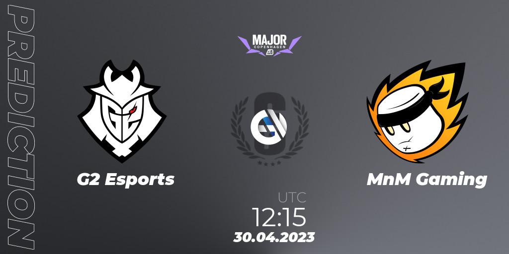 G2 Esports - MnM Gaming: ennuste. 30.04.2023 at 12:15, Rainbow Six, BLAST R6 Major Copenhagen 2023