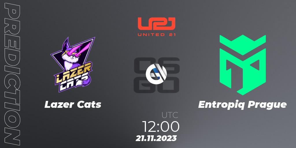 Lazer Cats - Entropiq Prague: ennuste. 21.11.2023 at 13:00, Counter-Strike (CS2), United21 Season 8