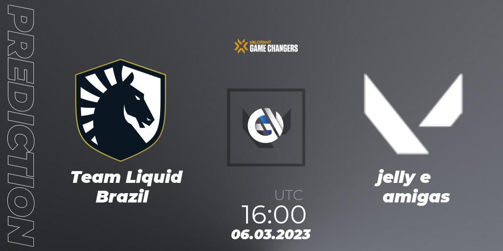 Team Liquid Brazil - jelly e amigas: ennuste. 06.03.2023 at 21:00, VALORANT, VCT 2023: Game Changers Brazil Series 1 - Qualifier 3