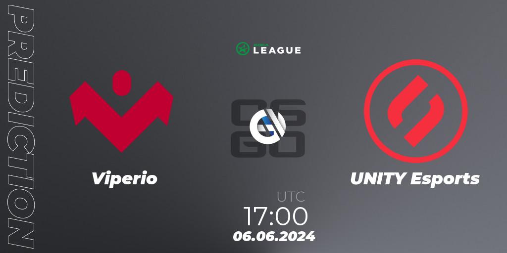 Viperio - UNITY Esports: ennuste. 06.06.2024 at 17:00, Counter-Strike (CS2), ESEA Season 49: Main Division - Europe