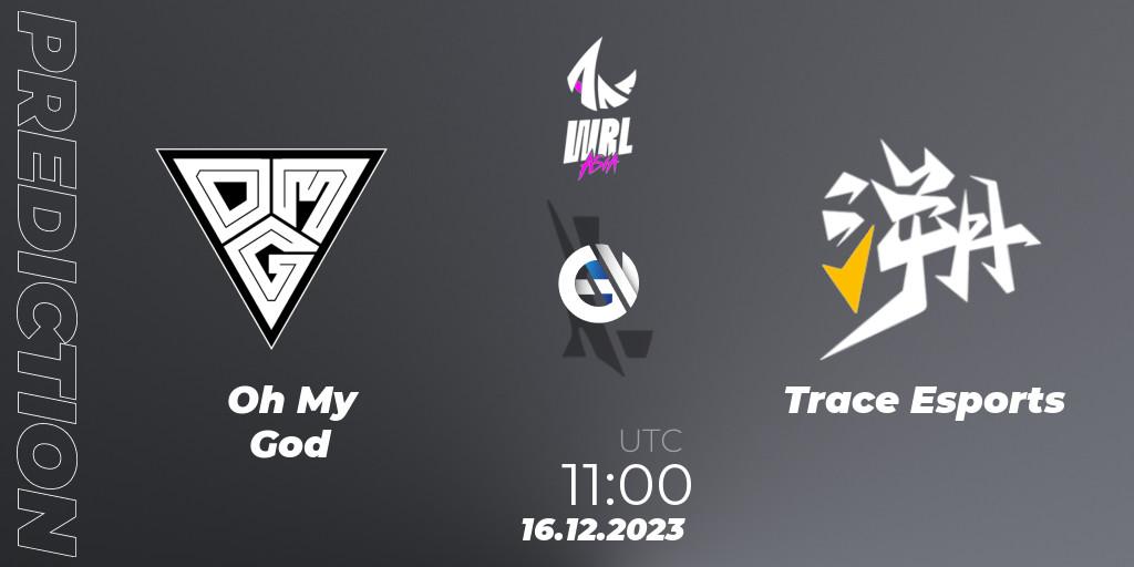 Oh My God - Trace Esports: ennuste. 16.12.2023 at 11:00, Wild Rift, WRL Asia 2023 - Season 2 - Regular Season