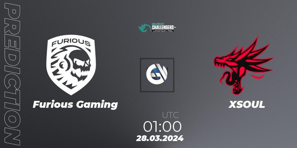 Furious Gaming - XSOUL: ennuste. 28.03.2024 at 01:00, VALORANT, VALORANT Challengers 2024: LAS Split 1