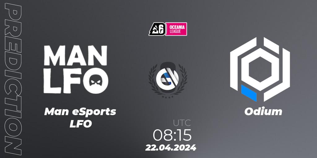 Man eSports LFO - Odium: ennuste. 22.04.24, Rainbow Six, Oceania League 2024 - Stage 1
