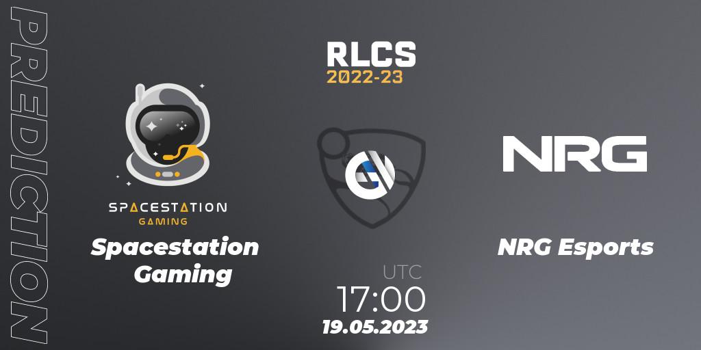Spacestation Gaming - NRG Esports: ennuste. 19.05.2023 at 17:00, Rocket League, RLCS 2022-23 - Spring: North America Regional 2 - Spring Cup