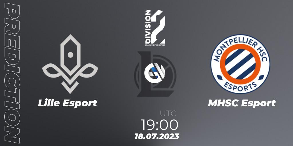 Lille Esport - MHSC Esport: ennuste. 18.07.2023 at 19:00, LoL, LFL Division 2 Summer 2023 - Group Stage