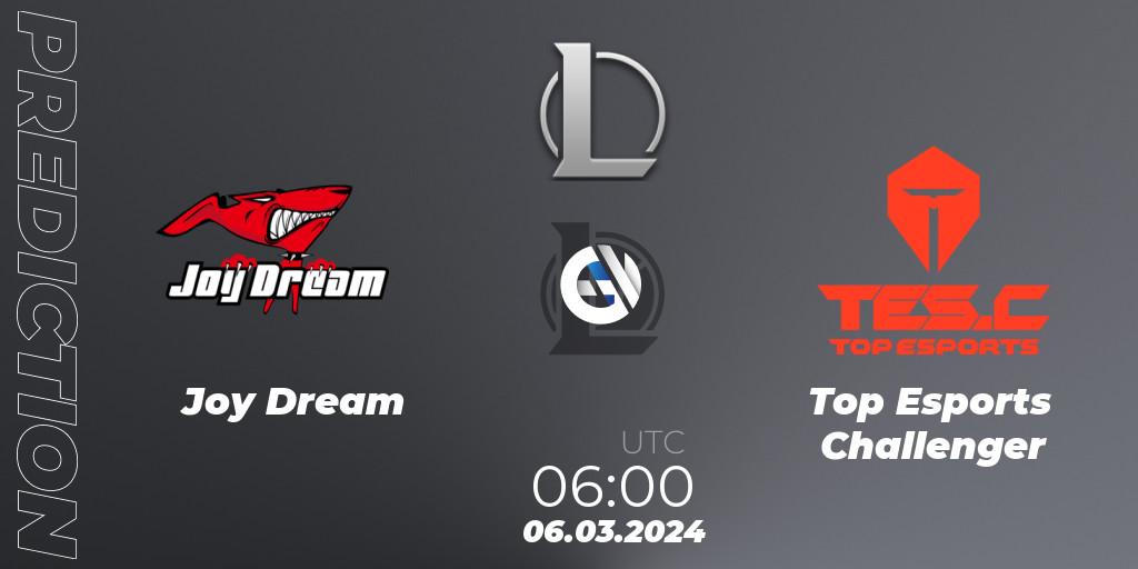 Joy Dream - Top Esports Challenger: ennuste. 06.03.24, LoL, LDL 2024 - Stage 1