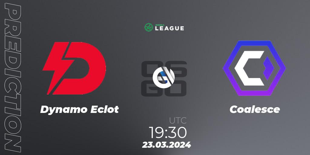 Dynamo Eclot - Coalesce: ennuste. 23.03.24, CS2 (CS:GO), ESEA Season 48: Main Division - Europe