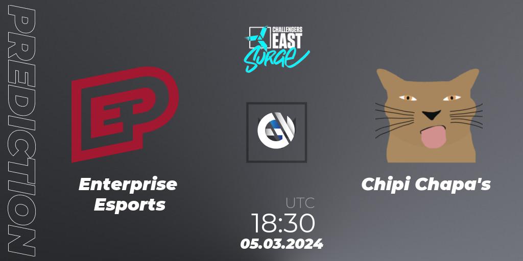 Enterprise Esports - Chipi Chapa's: ennuste. 05.03.24, VALORANT, VALORANT Challengers 2024 East: Surge Split 1