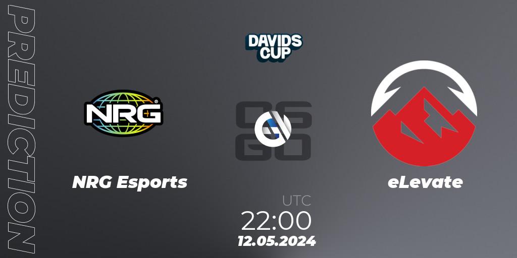 NRG Esports - eLevate: ennuste. 12.05.2024 at 22:00, Counter-Strike (CS2), David's Cup 2024