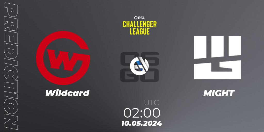 Wildcard - MIGHT: ennuste. 10.05.2024 at 01:00, Counter-Strike (CS2), ESL Challenger League Season 47: North America