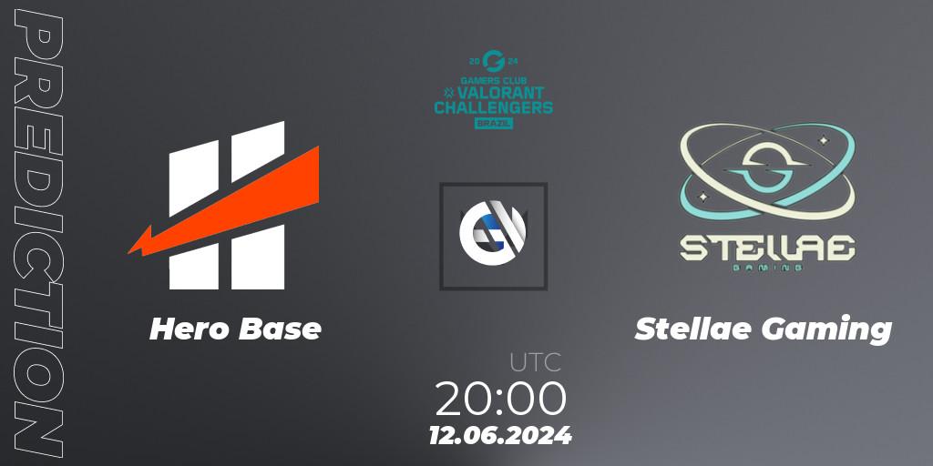 Hero Base - Stellae Gaming: ennuste. 12.06.2024 at 20:00, VALORANT, VALORANT Challengers 2024 Brazil: Split 2