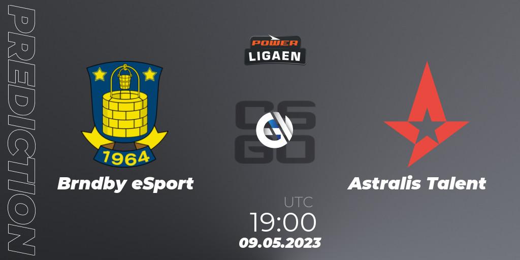 Brøndby eSport - Astralis Talent: ennuste. 09.05.2023 at 19:00, Counter-Strike (CS2), Dust2.dk Ligaen Season 23