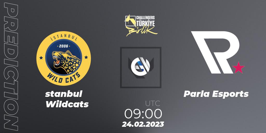 İstanbul Wildcats - Parla Esports: ennuste. 24.02.2023 at 09:00, VALORANT, VALORANT Challengers 2023 Turkey: Birlik Split 1