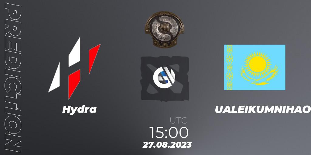 Hydra - UALEIKUMNIHAO: ennuste. 22.08.2023 at 14:45, Dota 2, The International 2023 - Eastern Europe Qualifier