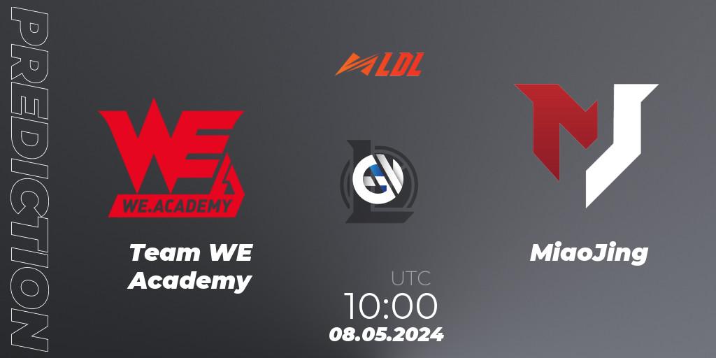 Team WE Academy - MiaoJing: ennuste. 08.05.2024 at 10:00, LoL, LDL 2024 - Stage 2