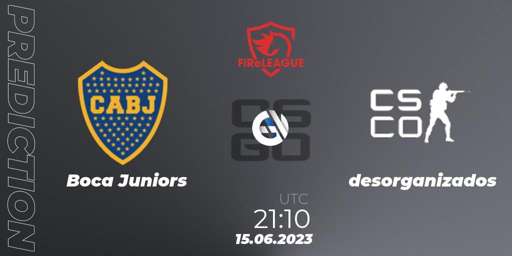 Boca Juniors - desorganizados: ennuste. 15.06.23, CS2 (CS:GO), FiReLEAGUE Argentina 2023: Closed Qualifier