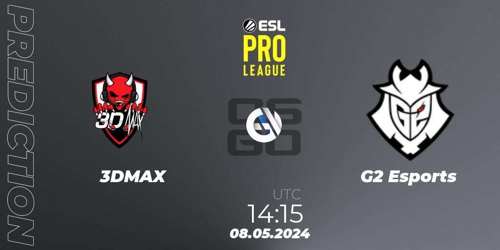 3DMAX - G2 Esports: ennuste. 08.05.24, CS2 (CS:GO), ESL Pro League Season 19