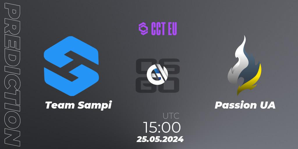 Team Sampi - Passion UA: ennuste. 25.05.2024 at 15:00, Counter-Strike (CS2), CCT Season 2 Europe Series 4