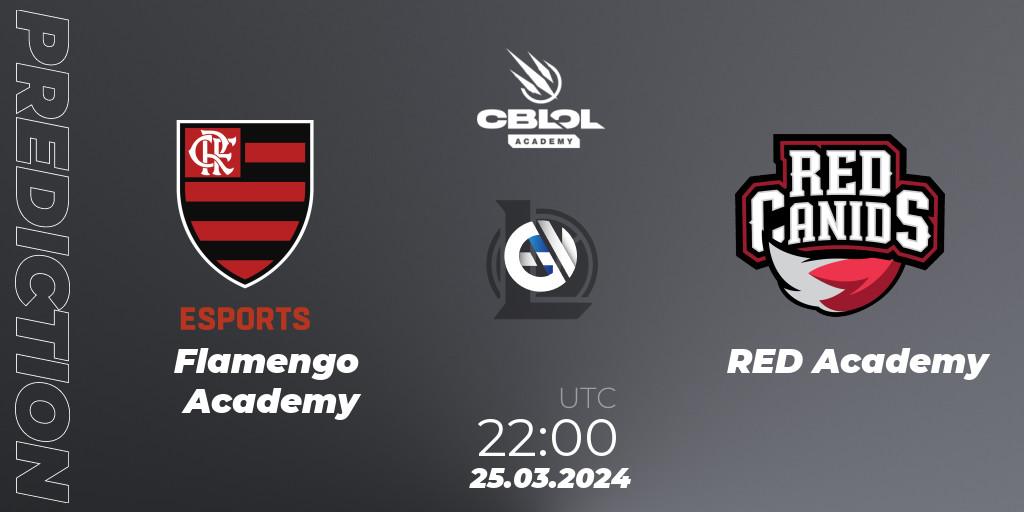 Flamengo Academy - RED Academy: ennuste. 25.03.24, LoL, CBLOL Academy Split 1 2024