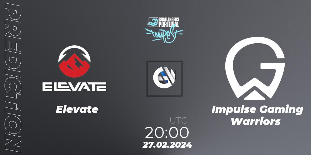 Elevate - Impulse Gaming Warriors: ennuste. 27.02.24, VALORANT, VALORANT Challengers 2024 Portugal: Tempest Split 1