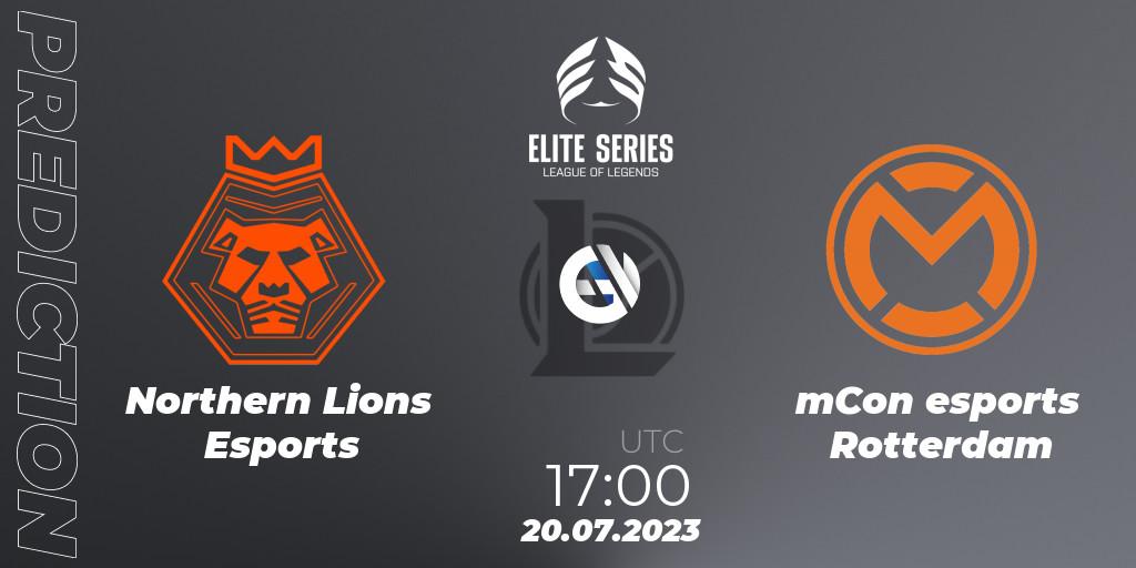 Northern Lions Esports - mCon esports Rotterdam: ennuste. 20.07.23, LoL, Elite Series Summer 2023