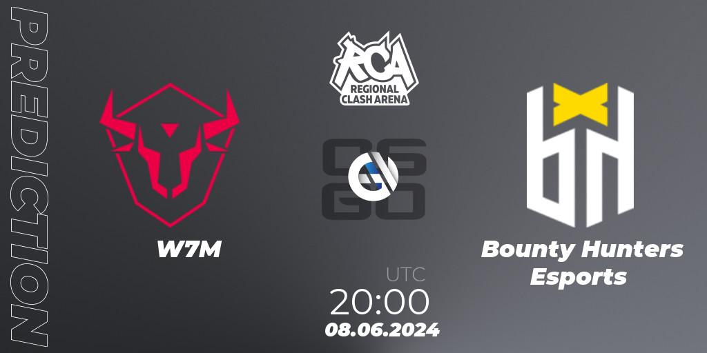 W7M - Bounty Hunters Esports: ennuste. 08.06.2024 at 20:00, Counter-Strike (CS2), Regional Clash Arena South America